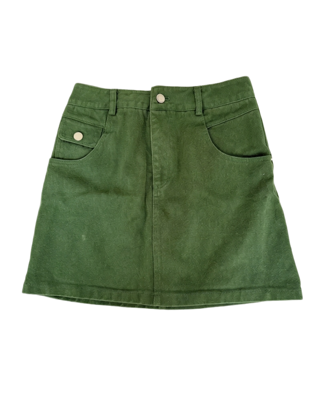 Green skirt