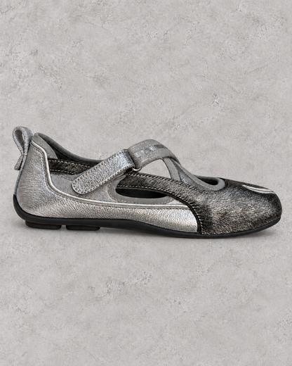 Split-Toe Cross-Strap Flats