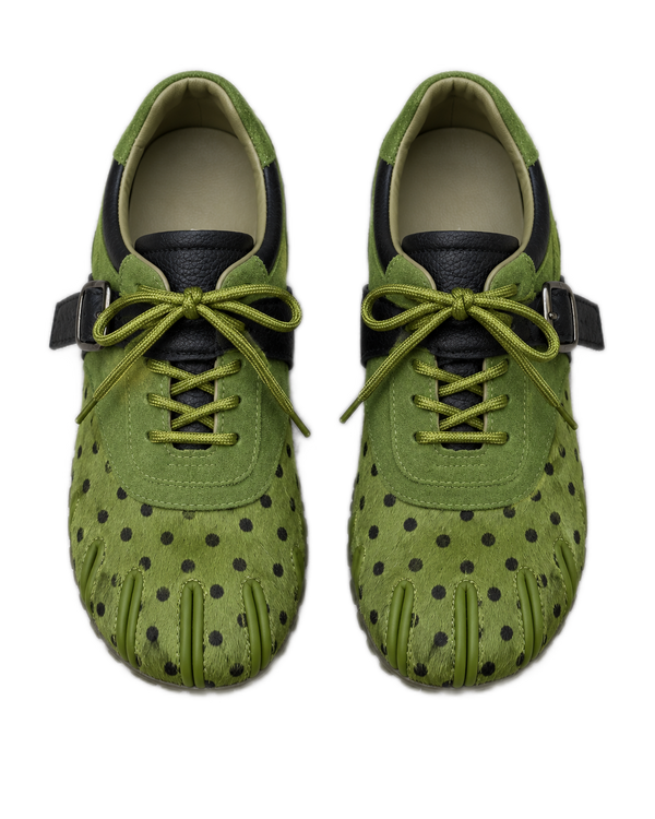 Green shoes