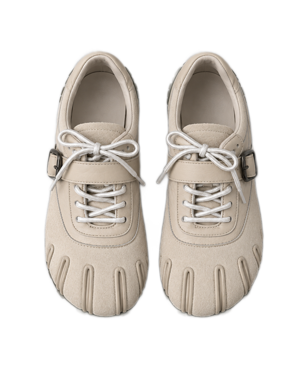 Cream shoes